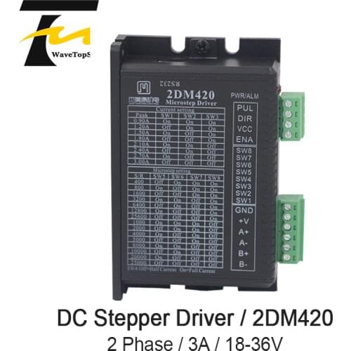 JMC 2Phase Stepper Motor Driver 2DM420 Input Voltage 18-36VDC Current 3A Adaptation motor 42 57