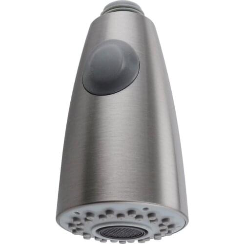 Two functions Dual model ABS Kitchen Faucet Sprayer Pull-Out Spray Head 1/2-Inch IPS Replacement Part, Brushed Nickel