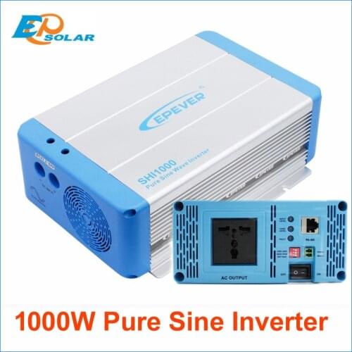 EPEVER Pure Sine Wave Inverter SHI1000 1000W 24V 48V solar home system dc to ac 220V 330V Off Grid PV grid inverter