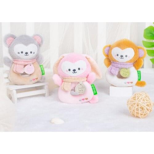Toy Baby Stroller Comfort Stuffed Animal Rattle Mobile Infant Stroller Toys For Baby Hanging Bed Bell Crib Rattles Toys Gifts
