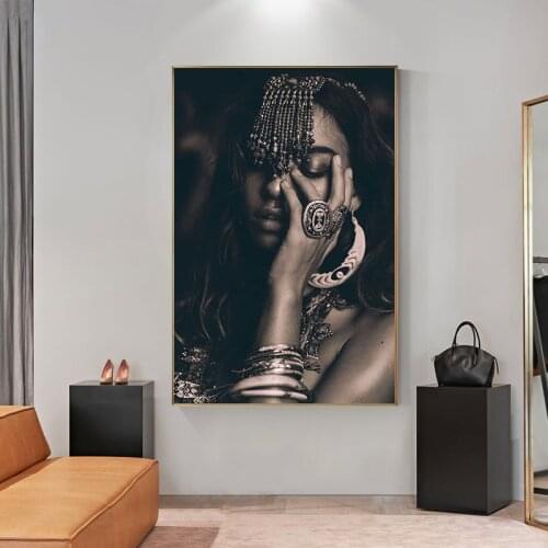 Modern Black and White Nude Women Oil Painting on Canvas Posters and Prints Scandinavian Wall Art Picture for living room Decor