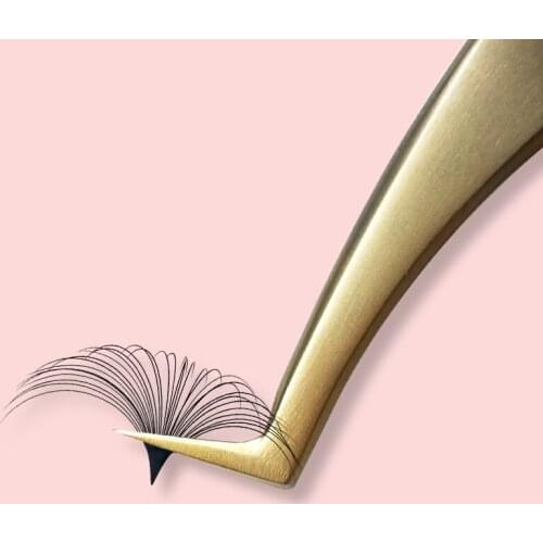 Abonnie Cashmere Fast Fanning Label Lashes Extension Mink Blooming Volume Matte Black Soft Self Fanning Lash Extensions