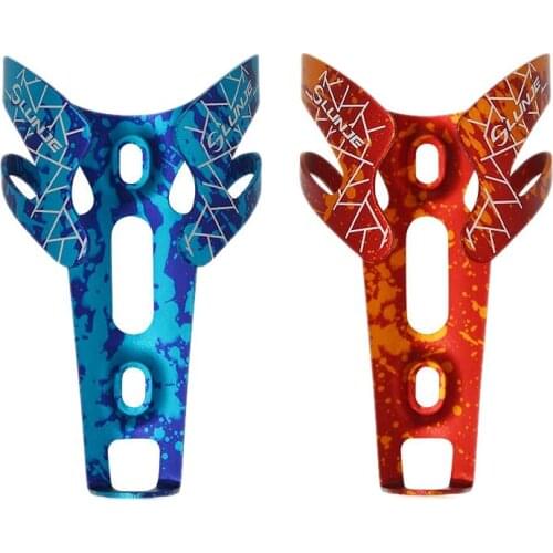LUNJE Bicycle Water Bottle Holder Aluminum Alloy Bicycle Water Bottle Rack Cage Bike Cup Holder for Bike Handlebars Motorcycle
