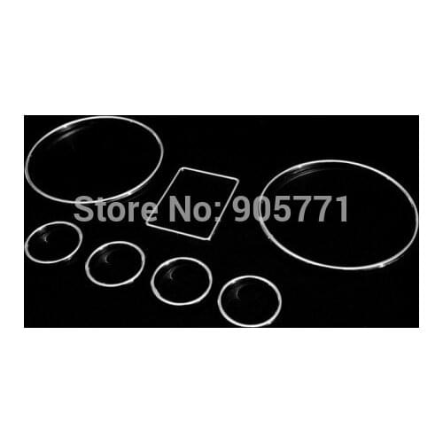 High Quality Chrome Dashboard Gauge Ring Bezel Dial Ring Set for Audi A4 B5 Free Shipping