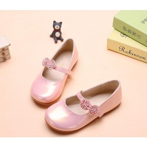2019 Autumn NEW childrens leather shoes Girl Princess Shoes Spring Autumn elegant student Dance