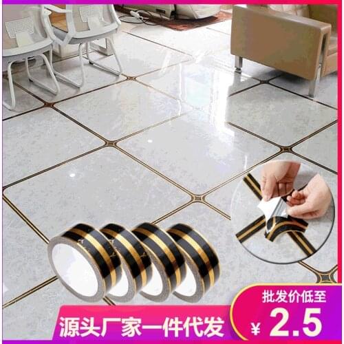 Tile Beautiful Seam Stickers Tile Gaps Beautify Moisture-proof Stickers Wear-resistant Floor Ground Beautiful Seam Self-adhesive