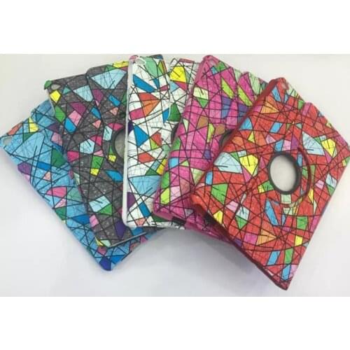 Ultra Slim Print Rotary 360 Degree Rotating Stand PU Leather Cover Smart Funda Sleeve Case For Apple iPad Pro 12.9 inch Tablet