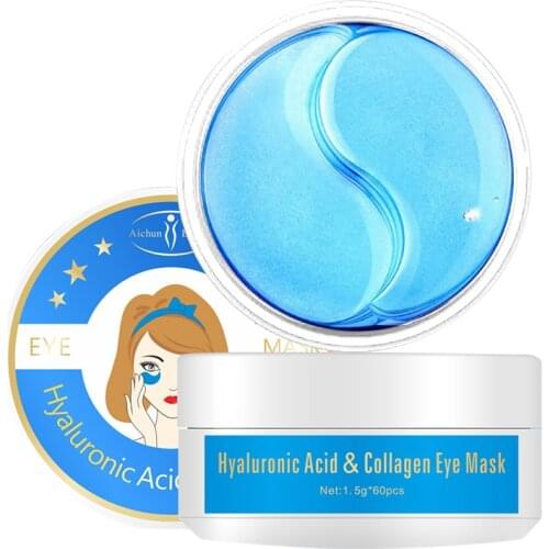 Hydrating Eye Mask Hyaluronic Acid Collagen Gel Eye Patches Firming Skin Anti-puffiness Dark Circles Eye Patch g1