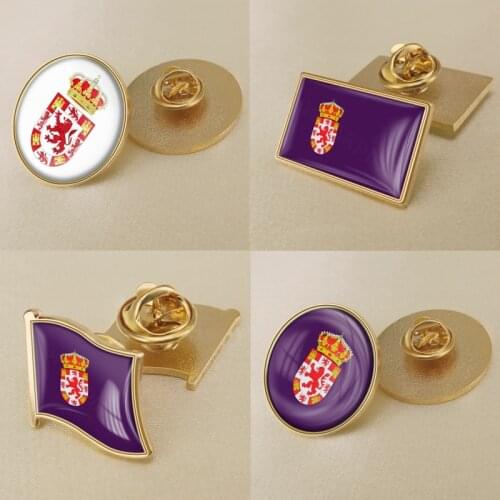 Coat of Arms of Cordoba Province of Spain Flag Lapel Pins/Broochs/Badges