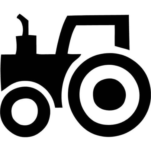 15.9cm*13cm Farming Tractor Vinyl Stickers Decals Decor Fashion Car Styling Black/Silver S3-6815