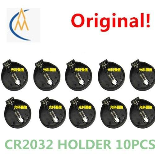 1OPCS CR2032 upright CR2032 battery battery holder battery button battery carriage plastic base
