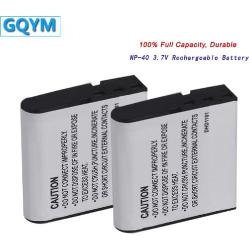 2PCS MJKAA NP-40 CNP40 3.7V 1500mAh Digital Rechargeable Battery for Casio Z55/Z57/EX-Z30/EX-P505/Z40/Z50/Z750/P600/P700 Battery