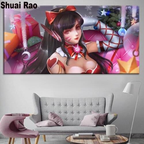 Diamond painting Sexy Girl Modern decor Anime angel diamond embroidery full round square drill 5d diy mosaic puzzle gift