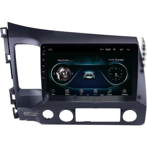 10.1 Inch 2Din Android 9.0 Car Radio Multimedia Player For Honda Civic 2006-2011 Navigation GPS Dvd Player Head Unit Autoradio