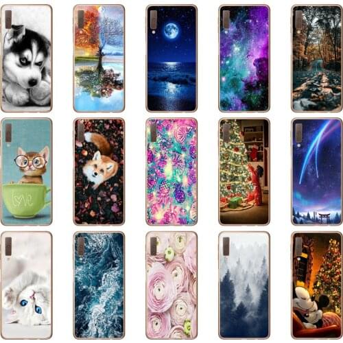 B For Samsung A70 Case 2019 Soft TPU Phone Back Cover For Samsung Galaxy A70 silicone Cases Coque Capa A70 A705 A705F