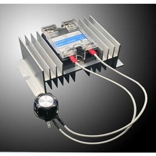 AC 110V 220V 380V 8000W SCR Electronic Voltage Regulator Temperature Motor Speed Adjust Controller