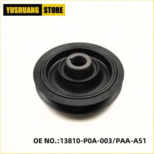 Engine Harmonic Balancer Crankshaft Pulley For Honda Accord Odyssey F22B1 F22B2 F22B6 F20B2 F22Z4 F22B9 OEM# 13810-P0A-003