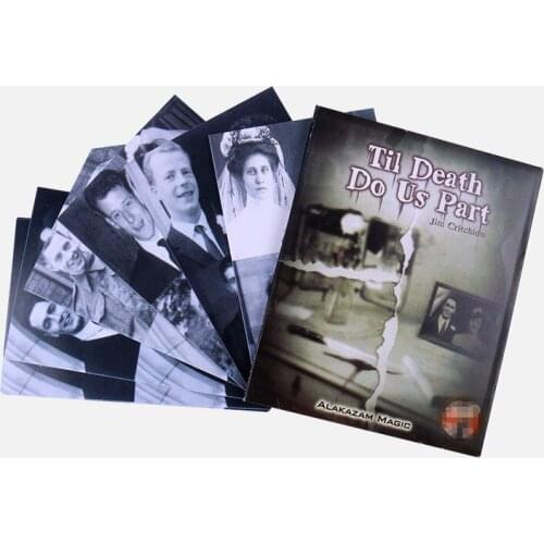 Til Death Do Us Part By Jim Critchlow (Gimmick+DVD),Mental Close Up Card Magic Tricks,Stage Magic Props,,Mentalism,Prophecy