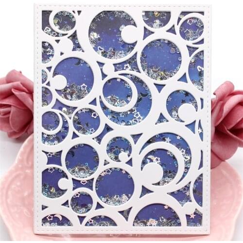 KSCRAFT Moon Frame Metal Cutting Dies Stencils for DIY Scrapbooking Decorative Embossing DIY Paper Cards