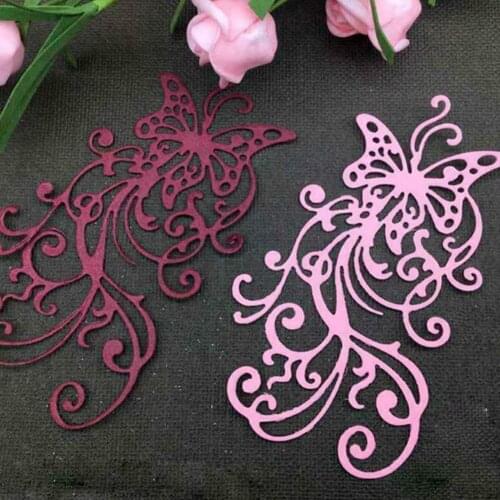 Metal Cutting Dies Butterfly Flower Metal Knife Mold For DIY Scrapbooking Album Paper Cards Decorative Crafts Embossing Die Cuts
