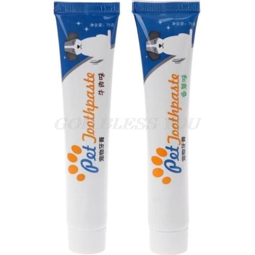 Natural Pet Dog Puppy Cat Toothpaste Teeth Cleaning Oral Care Pet Supplies Newest Drop Shipping