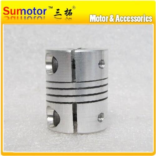 OD20mm L25mm Metal Clamp Flexible shaft Coupling CNC 3D Printer for encoder 3x6 5x5 5x6 5x6.35 5x8 6x6 6x6.35 6x8 6.35x8 6.35mm