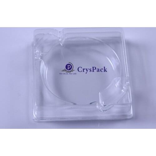 Optical Protective Box Crystal Transparent Packaging Plastic Absorbing Box CPK-OP-50.8*1