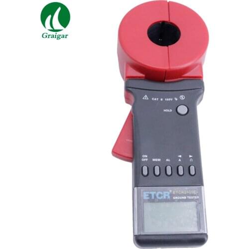 Portable Clamp Earth Resistance Tester Loop Resistance Testr ETCR2100E+ Resistance Range 0.01-1200OHM