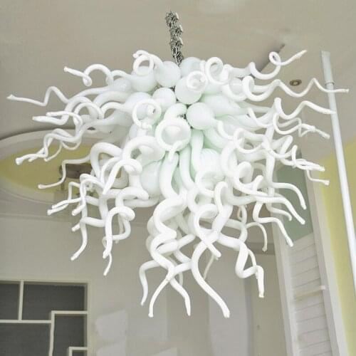 C169 Lobby Light Pure White Glass Light Ornament