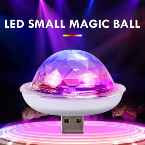 LED RGB USB Dj Lamp Bar Night Light Disco Lights Stage Lighting Atmosphere Light Micro USB Crystal Disco Ball Sound Party Lights