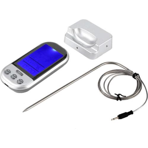 Meat Thermometer Stainless Steel Food Thermometer Digital Wireless Probe For Oven Barbecue Grill Kitchen Cooking Tool