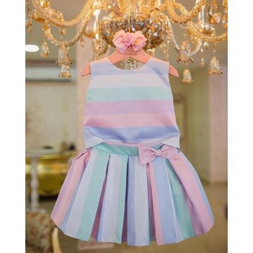 PUDCOCO Adorable Toddler Baby Girls Clothes Str Vest Tops + Tutu Skirts Party Outfits Sets Summer 1-3Y