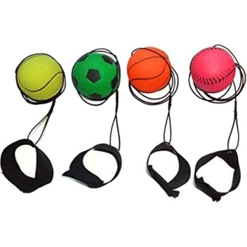 Return Sponge Rubber Hand Ball Game Exercises Bouncing Elastic Sport On Nylon String Children Kids Outdoor Toy Ball