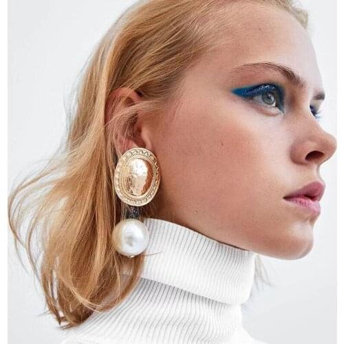 Many vintage fashion imitation pearl statement Earrings womens wedding party pendant earrings jewelry love Christmas gifts