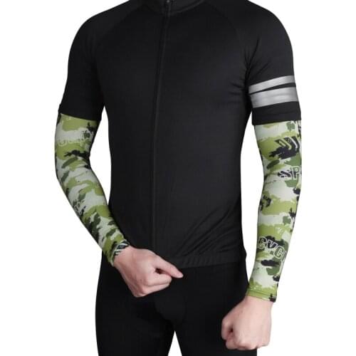 1 Pair Summer Arm Sleeve Moisture Wicking Cooling Sunshade Hand Elbow Protection Polyester Breathable Cover