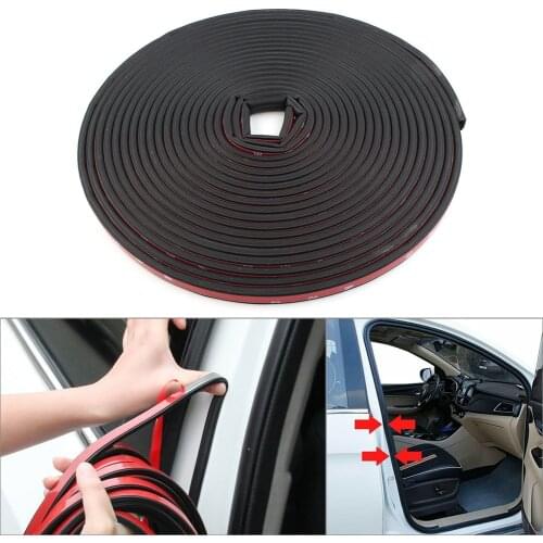 10M 33FT B-Shape Trim Rubber Strip Universal Auto Door Edge Seal Hollow Weather Strip