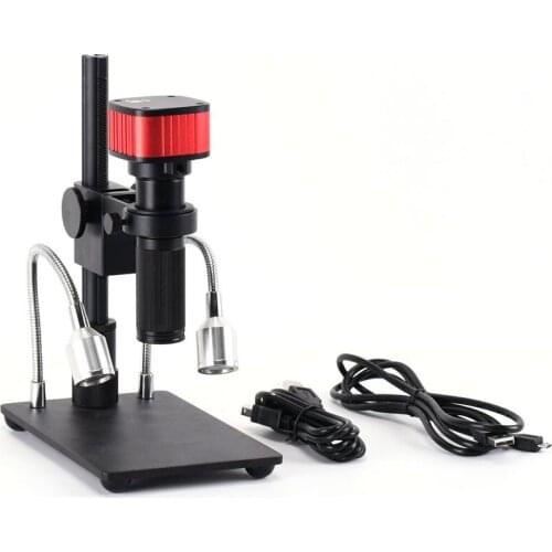 12MP 1080P SONY Sensor Microscope Camera C-mount 150X Digital Magnifier Video USB Industrial Camera Kit for Soldering PCB Repair