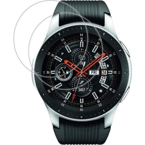 2 x Tempered Glass Clear Protective Film Protection For Samsung Galaxy Watch 42MM 46MM Smartwatch Display Screen Protector Cover