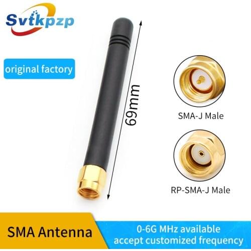 2PCS 370mhz/170mhz/315mhz 433mhz Antenna RP SMA-j Male Connector 2.4ghz WIFI Antennas Signal Booster Universal antena