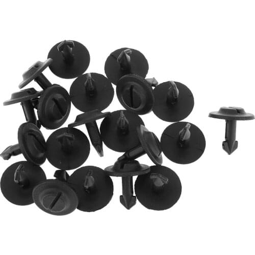 20x Bumper Engine Cover Clip-Push Type Retainers for VW for Audi Passat Slotted Drive