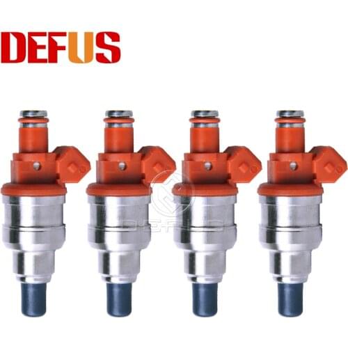 4 pcs red Fuel Injectors 1200cc/min For MAZDA B2600 MPV 2.6L 842-12112 12.5 ohm 3kpa High Quality Nozzle Injection Fuel Injector