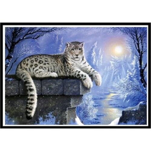 Full Square/Round Drill 5D DIY Diamond Painting Leopard Animal 3D Embroidery Cross Stitch 5D Home Decoration Gift