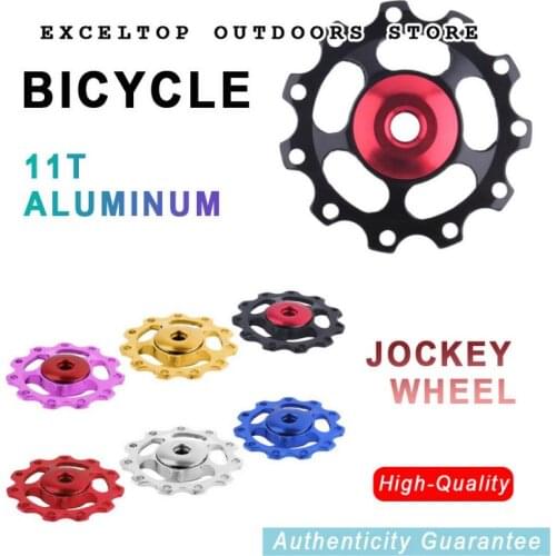 6 Color 1pcs 11T MTB Mountain Road Bikes Bicycles Rear Derailleur Pulley Roller Idler Bearing Jockey Wheel Parts
