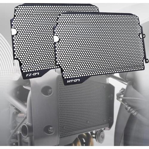 Motorcycle Accessories Aluminum Radiator Grille Guard Protector Cover For YAMAHA MT-07 FZ-07 MT07 FZ07 MT 07 2018 2019 2020 2021