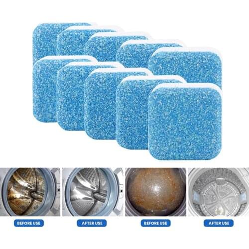 Washing Machine Deep Cleaner Home Cleaning Products Washer Cleaning Detergent Effervescent Tablet Dissolve Remove Dirt Residue