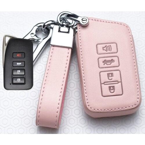 Latest Style Black Pink Car Key Case For Lexus CT200H ES350 GX400 GS350 IS250 RC350 RX300 LX570 NX300h 450 Smart Remote Control
