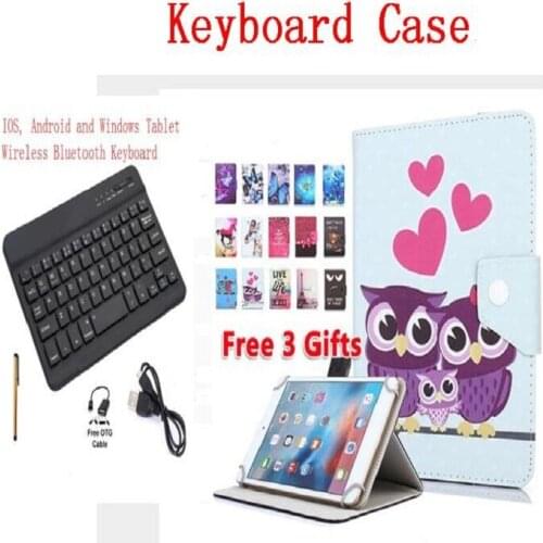 Keyboard Bluetooth Keyboard cover tablet PC PU Leather Stand Case For Lenovo TAB E10 TB-X104F 10.1 10 inch + pen +OTG+USB