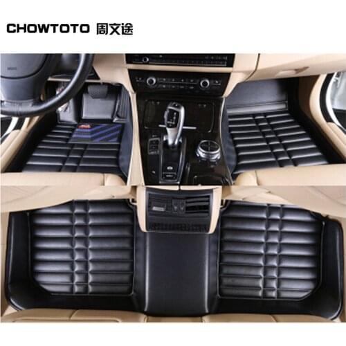 CHOWTOTO AA Custom Special Floor Mats For Benz E 500 W211 Waterproof Carpets For E500 Foot Mat