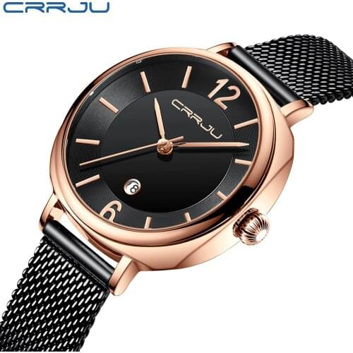 CRRJU Ladies Gold Watch