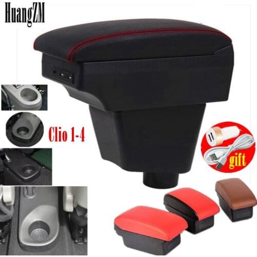 For Renault Clio Captur Clio1 Clio2 clio3 clio 4 Clio RS Captur Armrest box Suitable for left driving and right driving